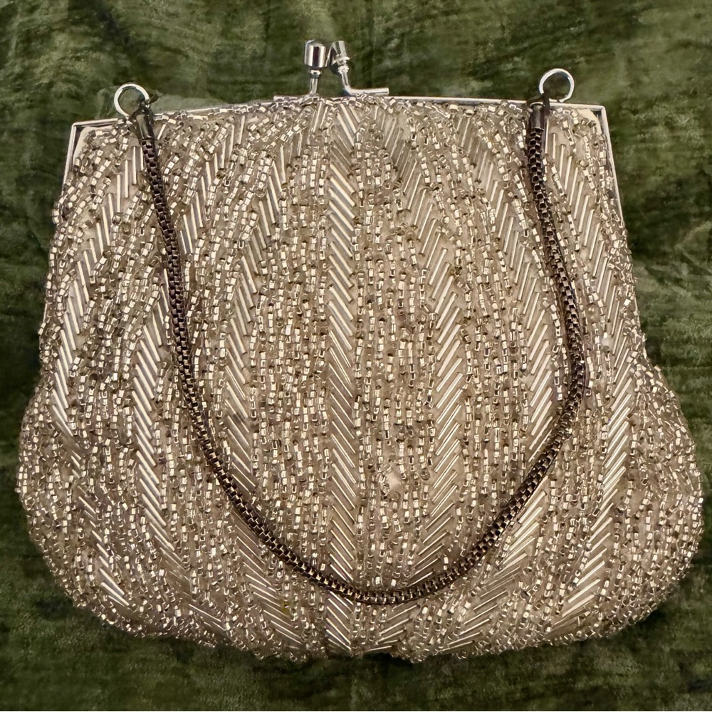 Elegant, Vintage Beaded Clutch